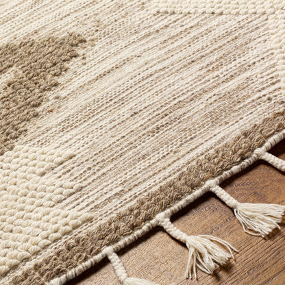 Norwood Rug - 30394 by Livabliss in olive, cream. Made from 100% wool in a unique style.