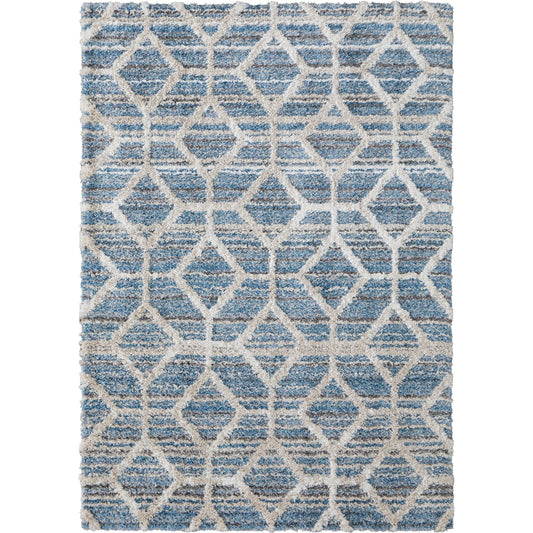 Mynka Transitional Diamond Rug - 39ICF by Feizy. Made from polyester in a unique style.