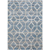 Blue, Ivory / 2' x 3'