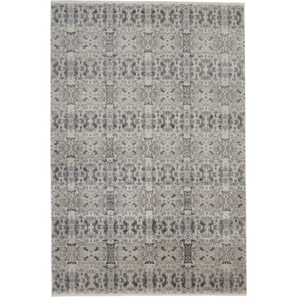Cadiz Oriental Rug - 3990F by Feizy in gray, taupe, ivory. Made from viscose, acrylic in a unique style.