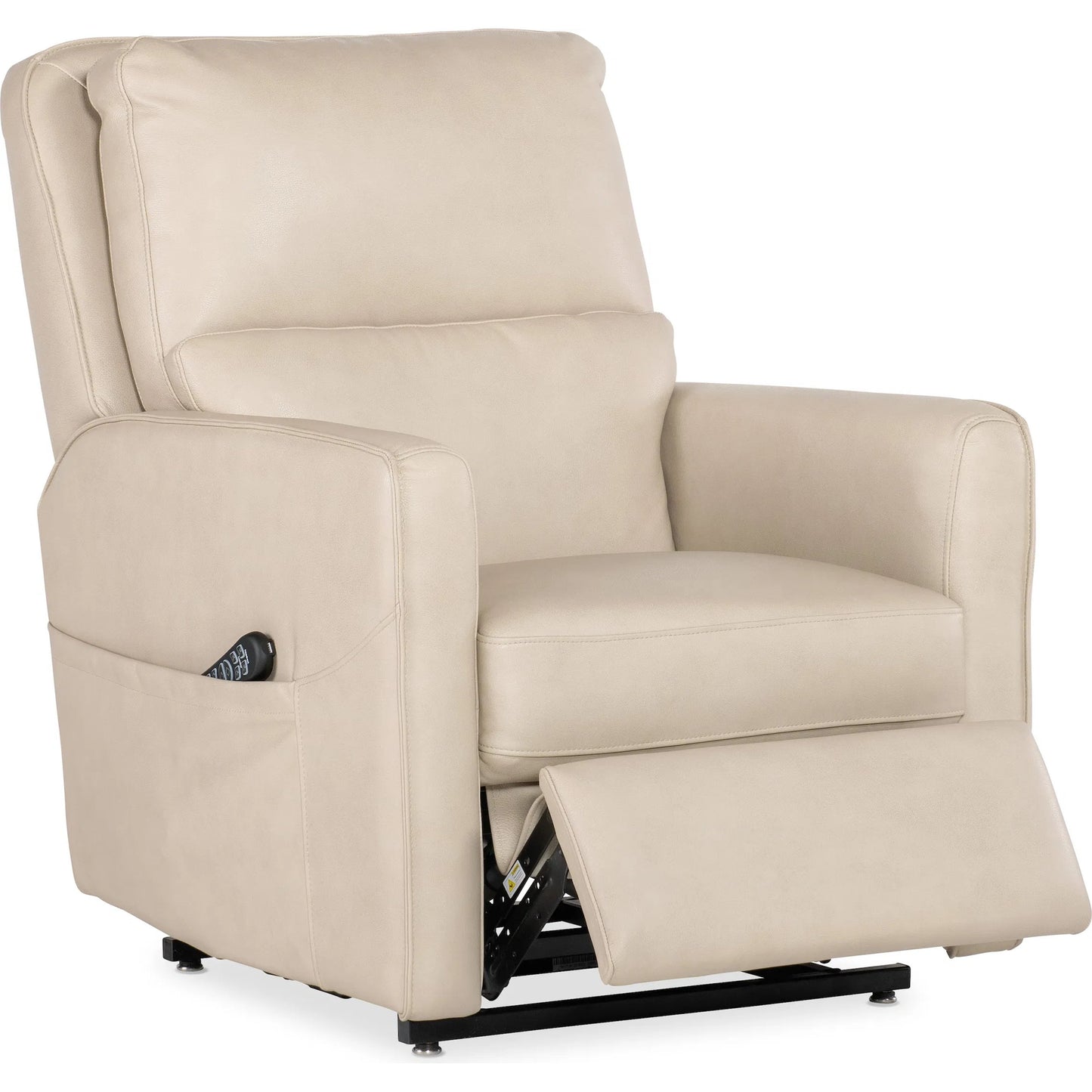 004 SI-2250776 | Additional Silo | Flynn Power Recliner w/ Power Headrest, Lumbar, and Lift by Hooker Furniture in beige. Made from unique in a traditional style.