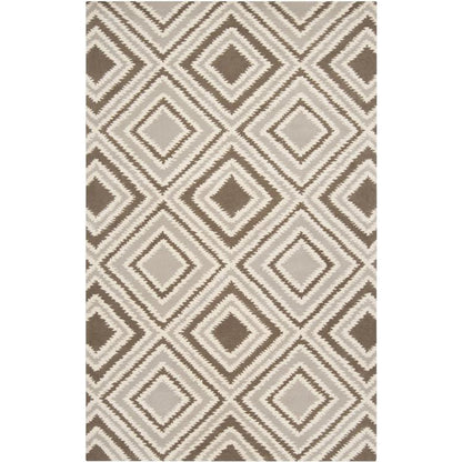 Naya Rug - 485 by Surya in gray, light gray, cream. Made from 100% new zealand wool in a unique style.