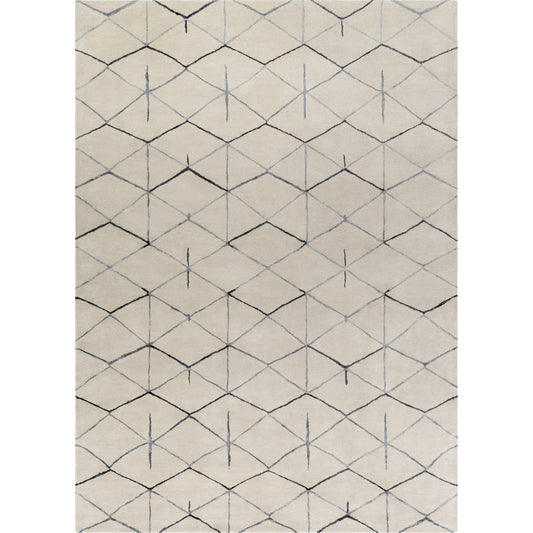 Naya Rug - 15315 by Surya in medium gray, black, ivory. Made from 100% new zealand wool in a unique style.