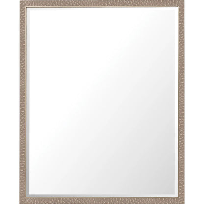Archives Rectangle Mirror by Hooker Furniture in satin brass. Made from wood, metal, mirror in a modern style.