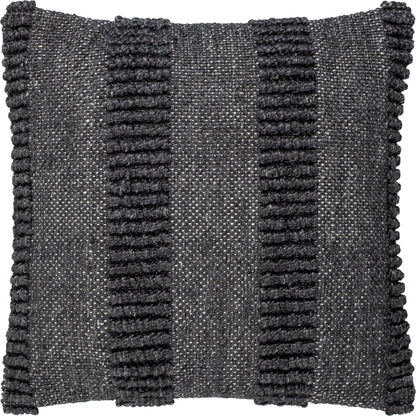 Nysa Indoor/Outdoor Pillow by Surya. Made from front: 100% recycled pet yarn, back: 100% polyester in a modern style.