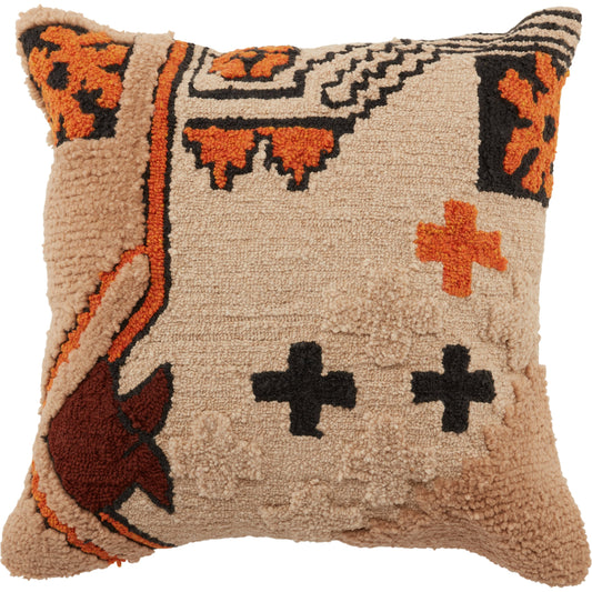 Nazka Kika by Jaipur Living in beige, orange. Made from 100% polyester in a eclectic & global style.
