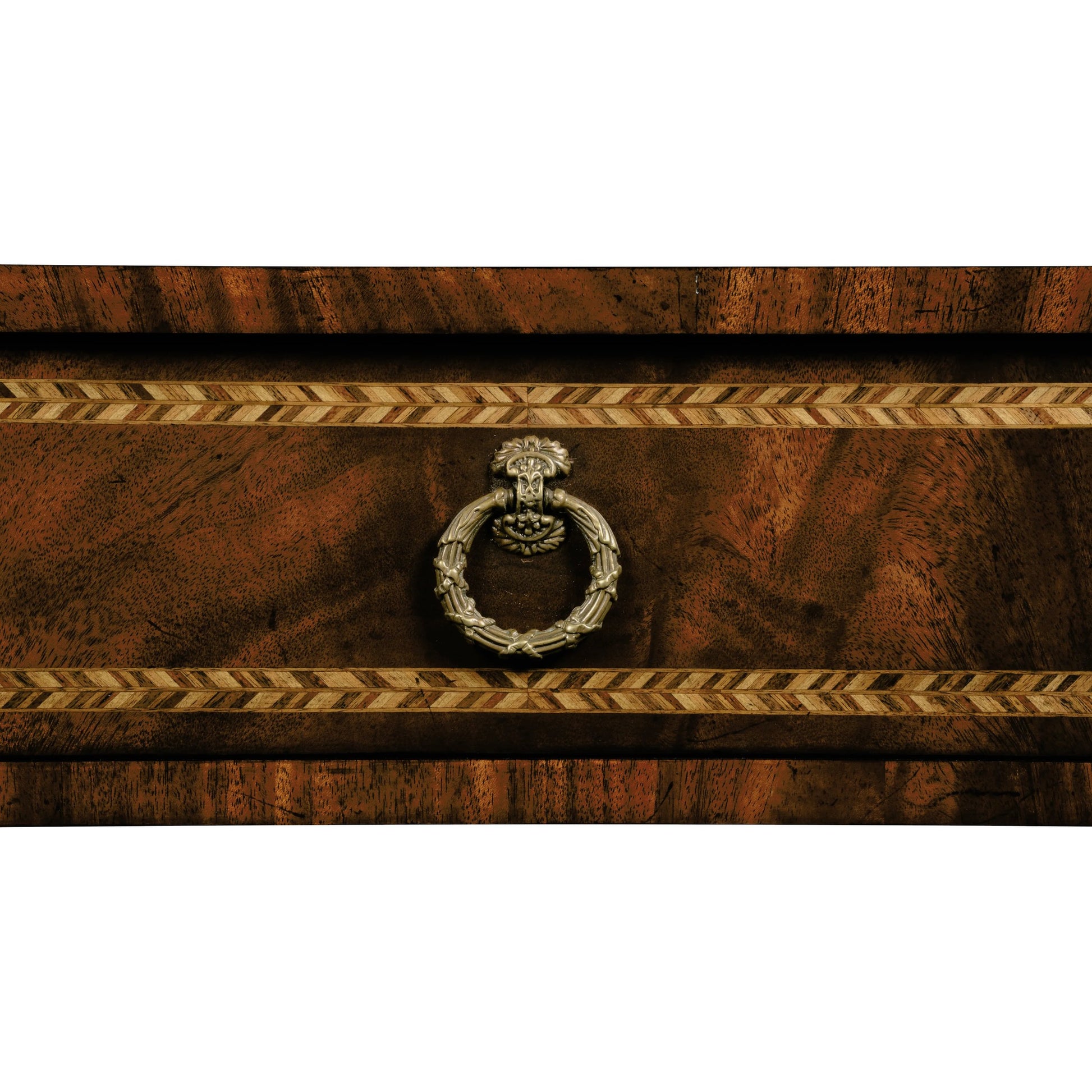 Buckingham Empire Mahogany Console Table by Jonathan Charles in medium antique mahogany. Made from acacia in a traditional style.