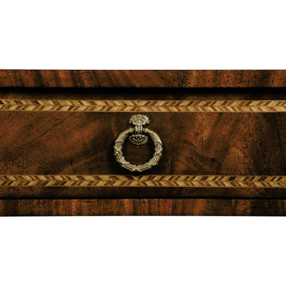 Buckingham Empire Mahogany Console Table by Jonathan Charles in medium antique mahogany. Made from acacia in a traditional style.