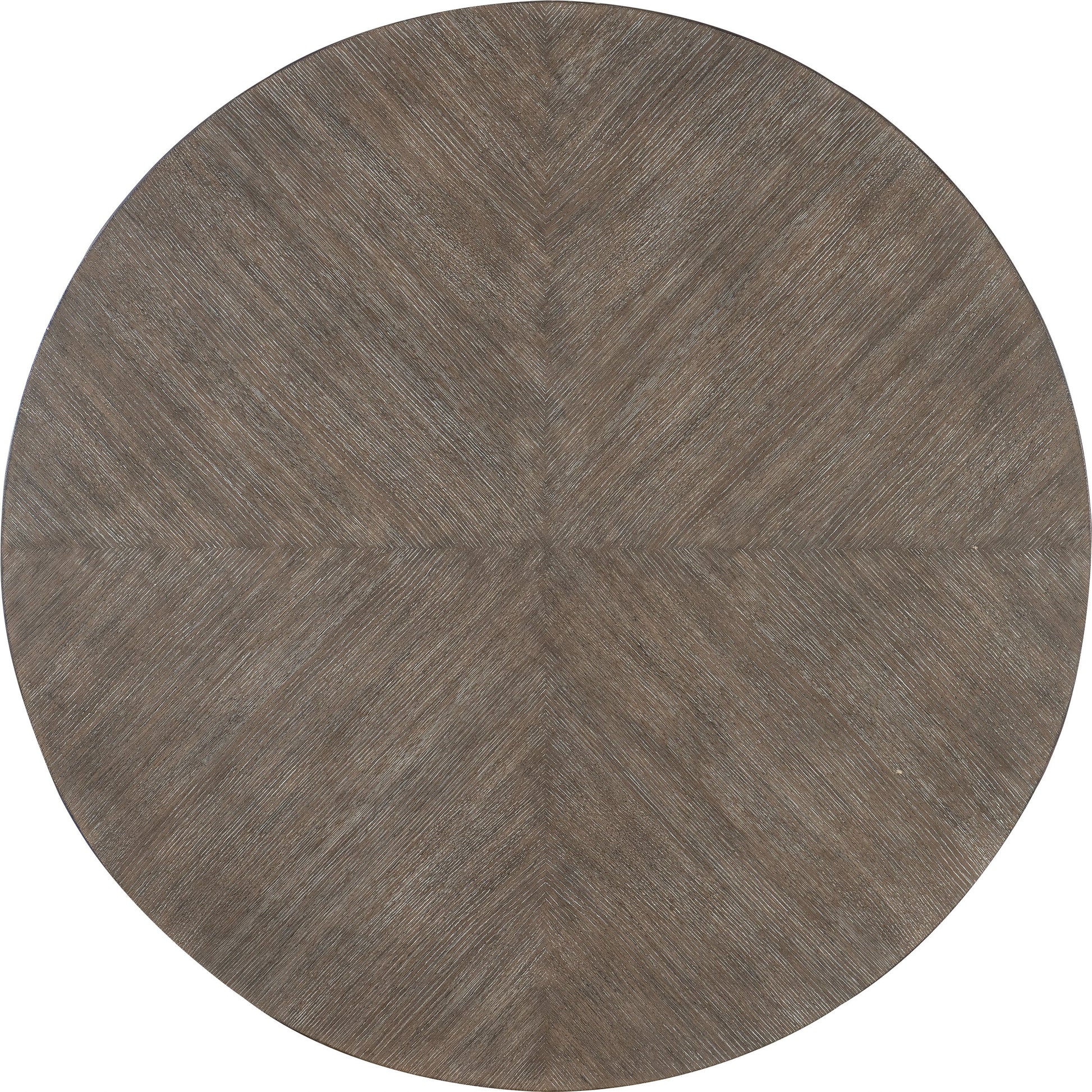 Modern Mood Round Cocktail Table by Hooker Furniture. Made from oak veneers, metal in a modern style.