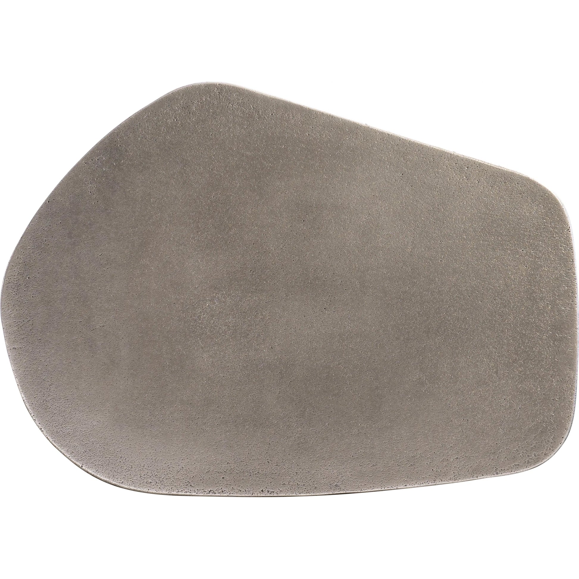 Clawson Cocktail Table by Bernhardt in graphite. Made from aluminum in a modern style.