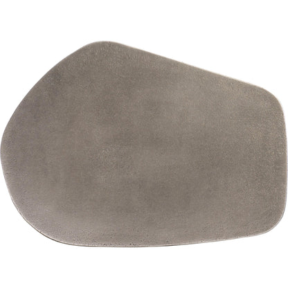 Clawson Cocktail Table by Bernhardt in graphite. Made from aluminum in a modern style.