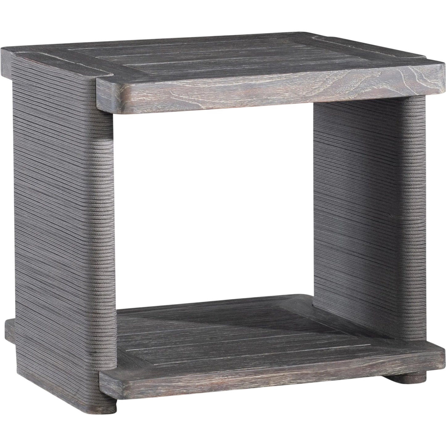 001 SI-2534175 | Primary Silo | Andros Side Table by Bernhardt in brown. Made from wood in a unique style.