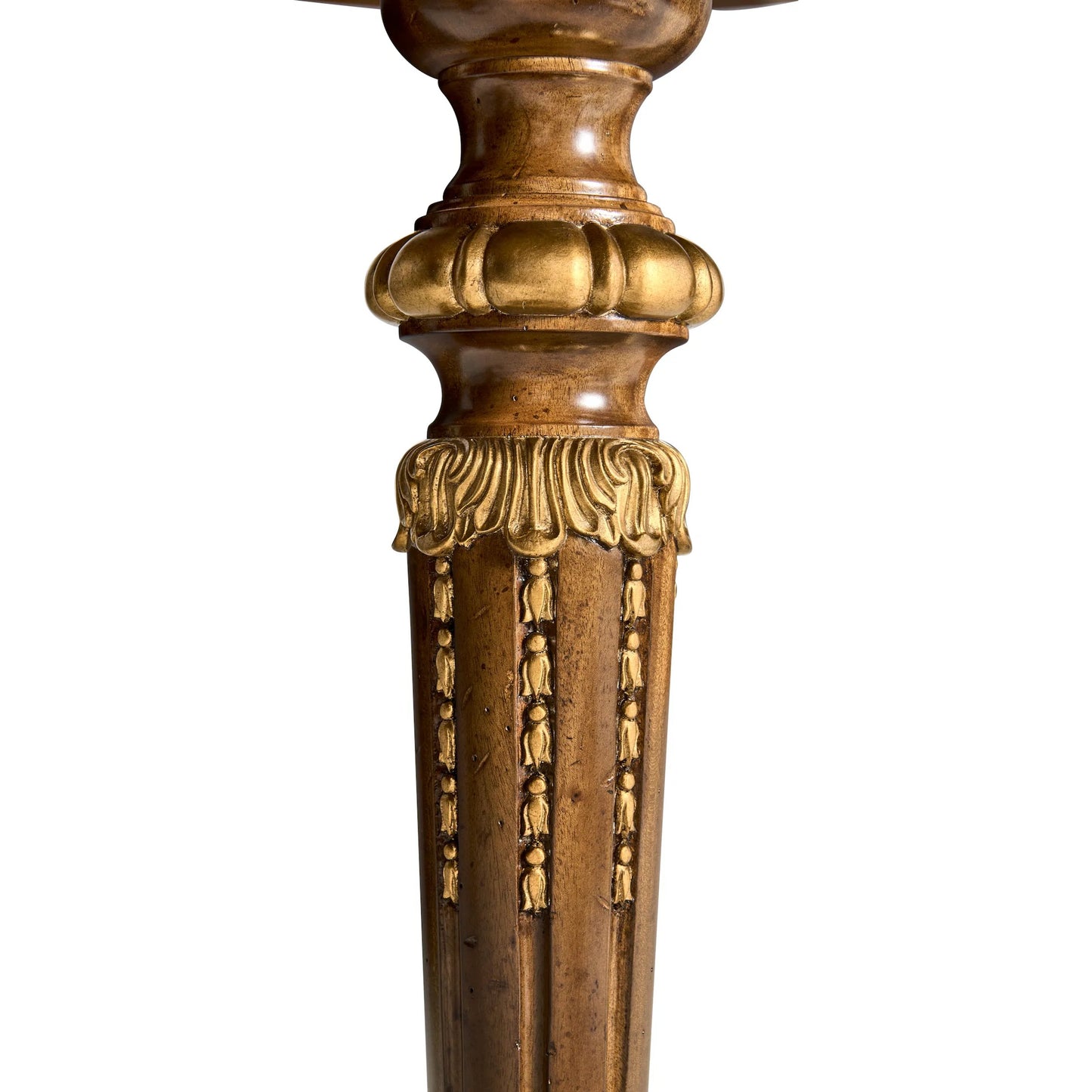 008 SI-2446828 | Closeup | Trianon Accent Table by Jonathan Charles in oak leaf parquetry. Made from local mahogany, marquetry veneer, mdf in a traditional style.