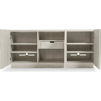 Tempo Rectangle Buffet by Bernhardt in beige. Made from wood, metal in a unique style.