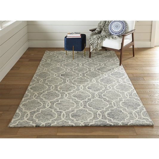 Belfort Transitional Trellis & Lattice Rug - 8775F by Feizy. Made from wool in a unique style.