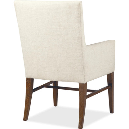 Driftwood Upholstered Arm Chair by Hooker Furniture in beige. Made from unique in a transitional style.