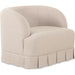 Maren Swivel Chair by Moe's Home Collection. Made from upholstery: 100% polyester, plywood frame, foam in a transitional style.