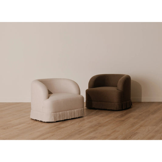 Maren Swivel Chair by Moe's Home Collection. Made from upholstery: 100% polyester, plywood frame, foam in a unique style.