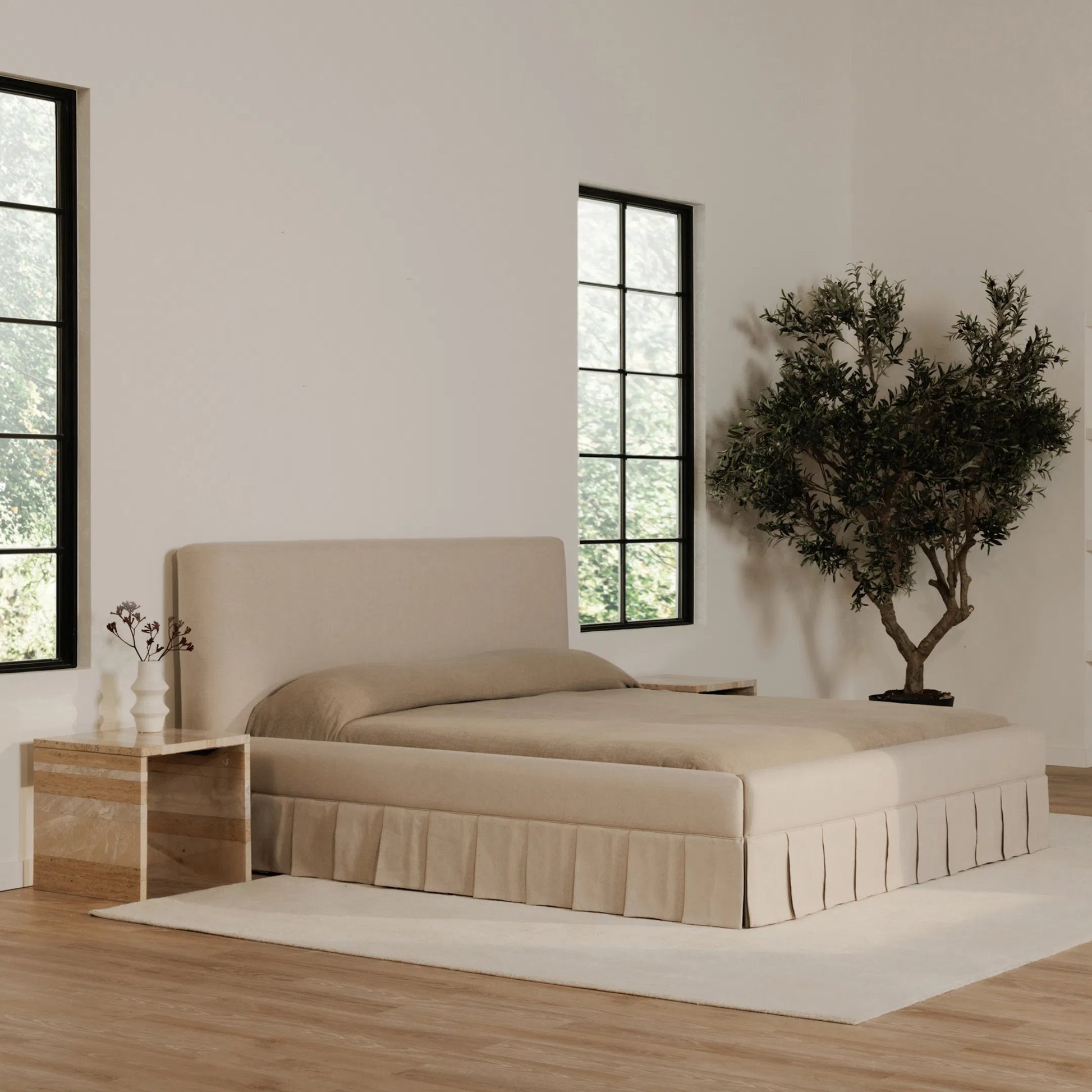 Maren Bed by Moe's Home Collection. Made from unique in a transitional style.