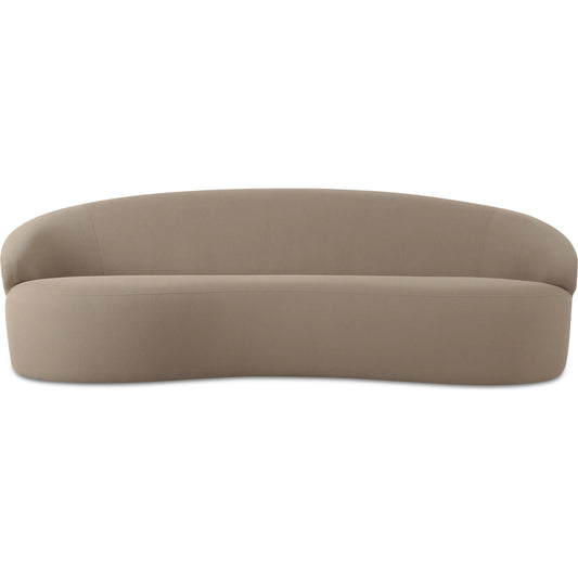 Cove Outdoor Sofa by Moe's Home Collection. Made from upholstery: 100% polyester, antiseptic plywood frame, foam, fiber fill, plastic leg in a unique style.