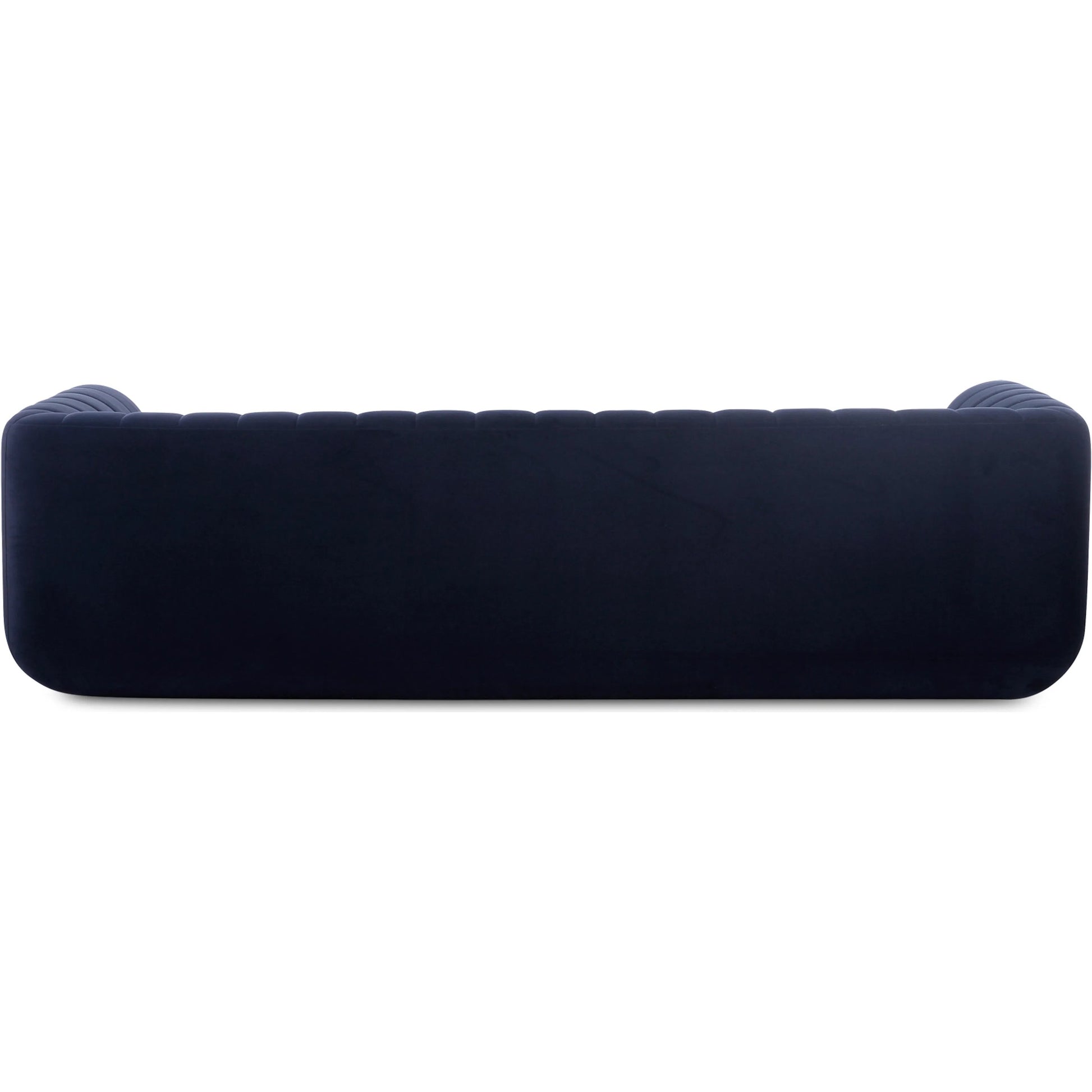 Rosy Sofa by Moe's Home Collection in blue. Made from 100% polyester, plywood frame, foam, fiber seat in a unique style.