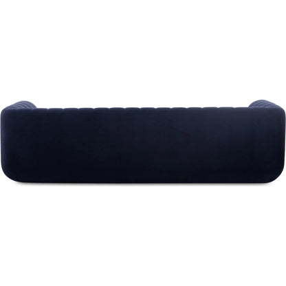 Rosy Sofa by Moe's Home Collection in blue. Made from 100% polyester, plywood frame, foam, fiber seat in a unique style.