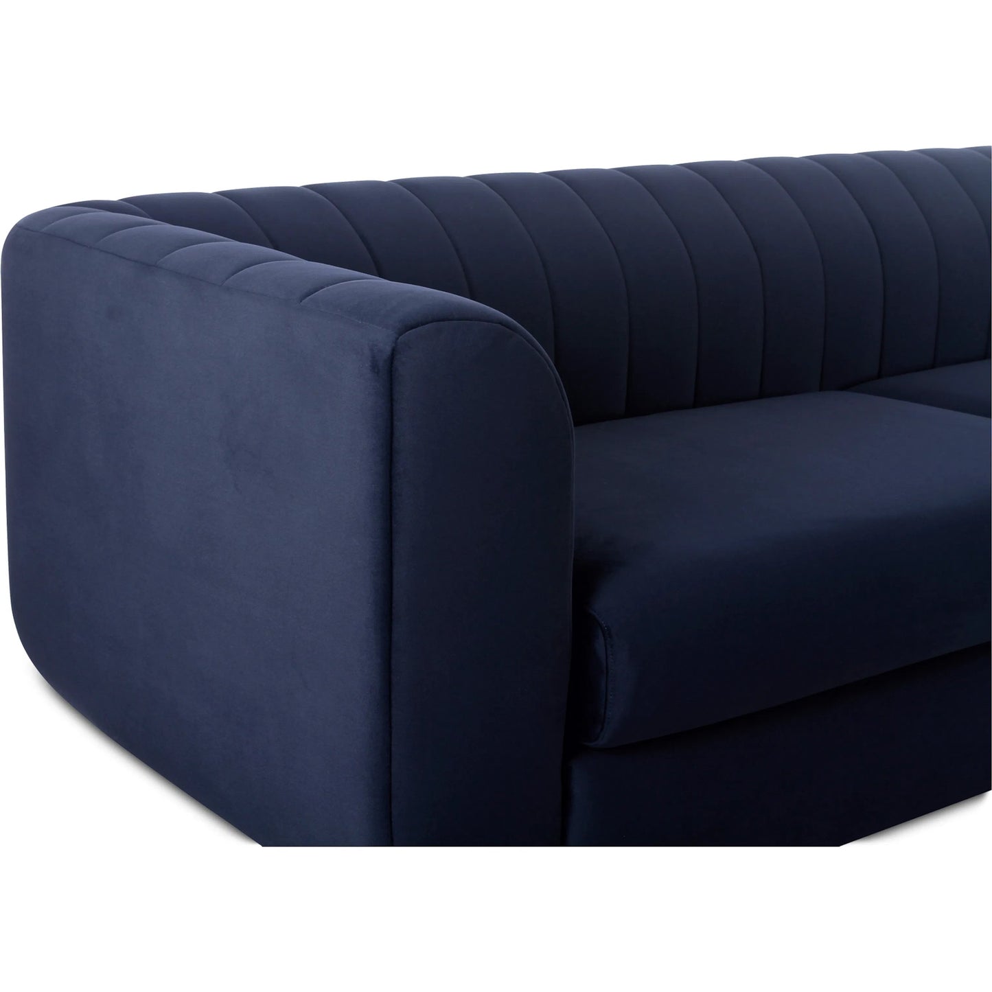 005 SI-2441561 | Additional Silo | Rosy Sofa by Moe's Home Collection in blue. Made from 100% polyester, plywood frame, foam, fiber seat in a unique style.