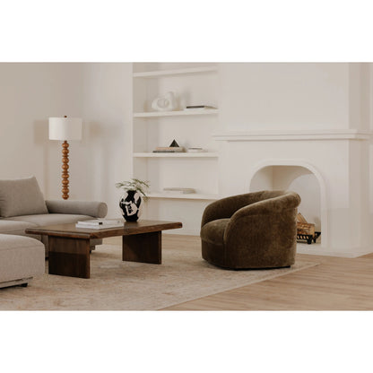 Thora Lounge Chair by Moe's Home Collection. Made from upholstery: 100% polyester, plywood frame, foam, fiber seat in a eclectic & global style.