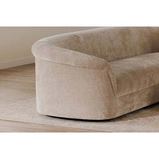 Thora Sofa by Moe's Home Collection. Made from upholstery: 100% polyester, plywood frame, foam, fiber seat in a unique style.