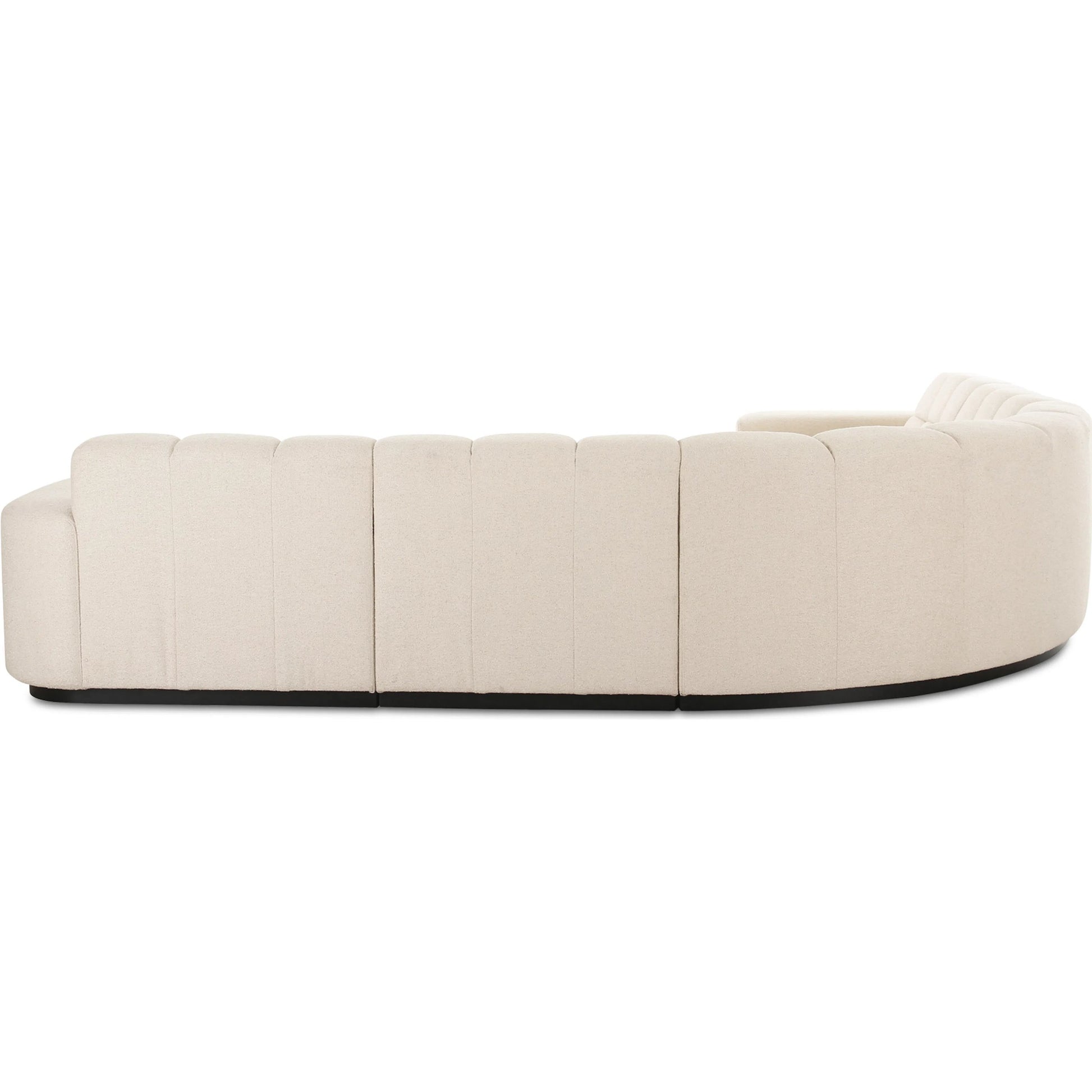 Roman L Shaped Sectional by Moe's Home Collection. Made from upholstery: 90% polyester, 10% linen, plywood frame, foam, fiber seat in a transitional style.