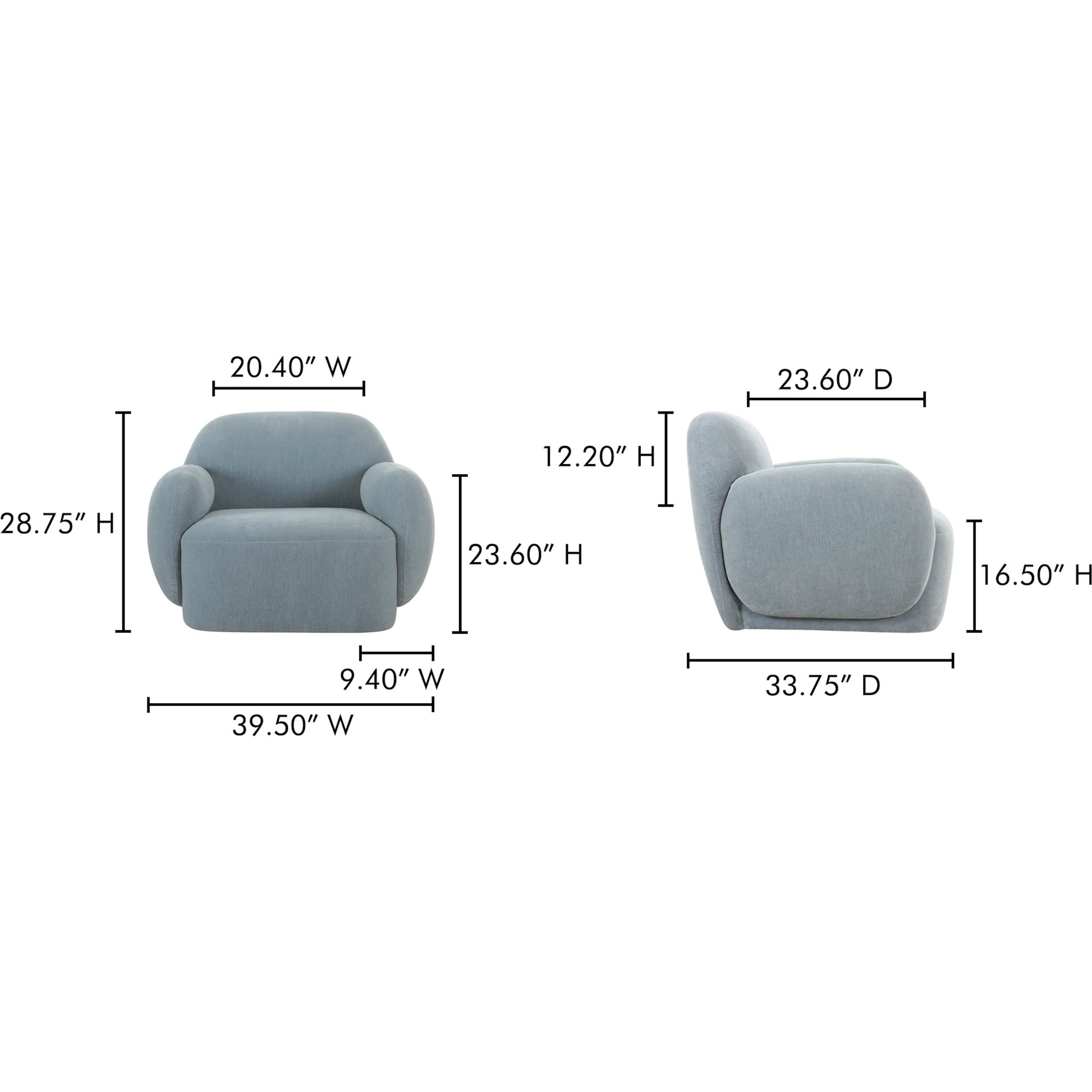 Hazel Lounge Chair by Moe's Home Collection. Made from unique in a eclectic & global style.