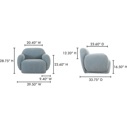 Hazel Lounge Chair by Moe's Home Collection. Made from unique in a eclectic & global style.