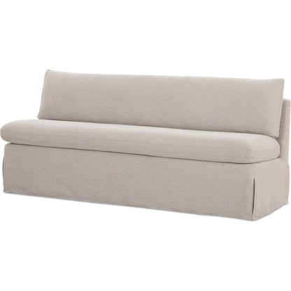 Fable Slipcover Dining Bench by Moe's Home Collection in beige. Made from upholstery: 100% polyester, foam, plywood in a transitional style.