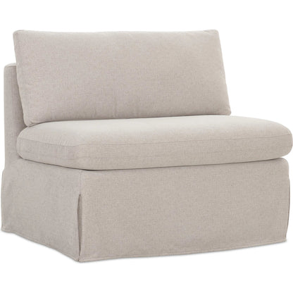 Fable Slipcover Dining Chair and Half by Moe's Home Collection in beige. Made from upholstery: 100% polyester, foam, plywood in a transitional style.