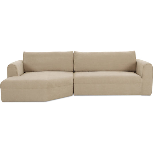 Madrid Sectional by Moe's Home Collection. Made from upholstery: 100% polyester, plywood frame, foam, fiber seat, 40% feather, 60% fiber back cushion in a unique style.