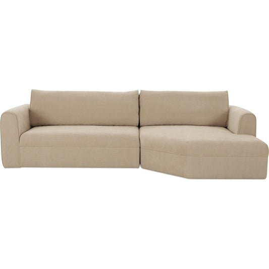 Madrid Sectional by Moe's Home Collection. Made from upholstery: 100% polyester, plywood frame, foam, fiber seat, 40% feather, 60% fiber back cushion in a unique style.