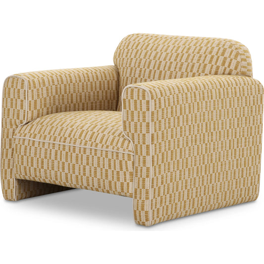 Leo Accent Chair by Moe's Home Collection. Made from upholstery: 100% polyester, plywood frame, foam, fiber seat in a unique style.
