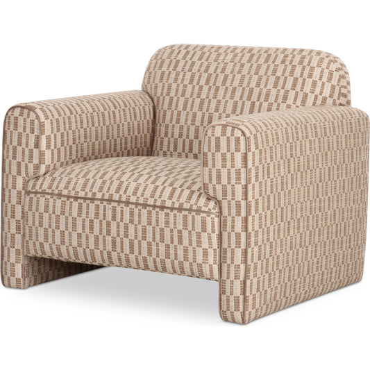 Leo Accent Chair by Moe's Home Collection. Made from upholstery: 100% polyester, plywood frame, foam, fiber seat in a unique style.