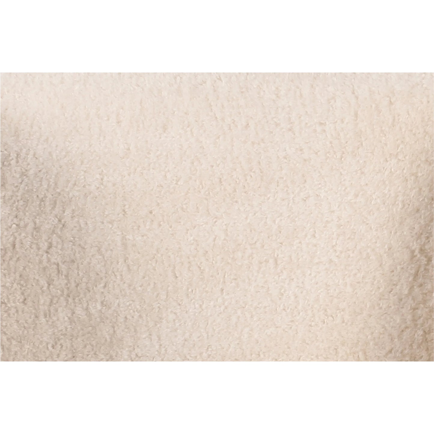 006 SI-2367969 | Closeup | Devlin Lounge Chair by Moe's Home Collection in cream faux fur. Made from upholstery: 100% polyester, ash wood leg, foam, fiber seat, plywood frame in a transitional style.