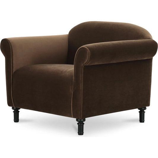 Harmony Accent Chair by Moe's Home Collection. Made from upholstery: 100% polyester, birch wood leg, foam, fiber seat, plywood frame in a unique style.