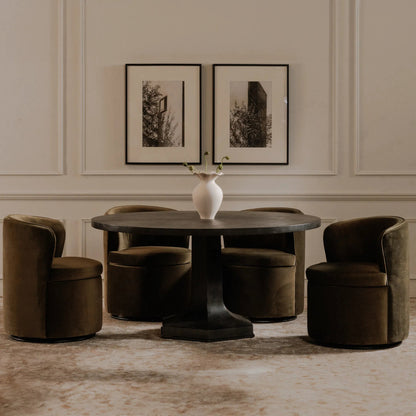 Dane Swivel Dining Chair by Moe's Home Collection. Made from unique in a eclectic & global style.