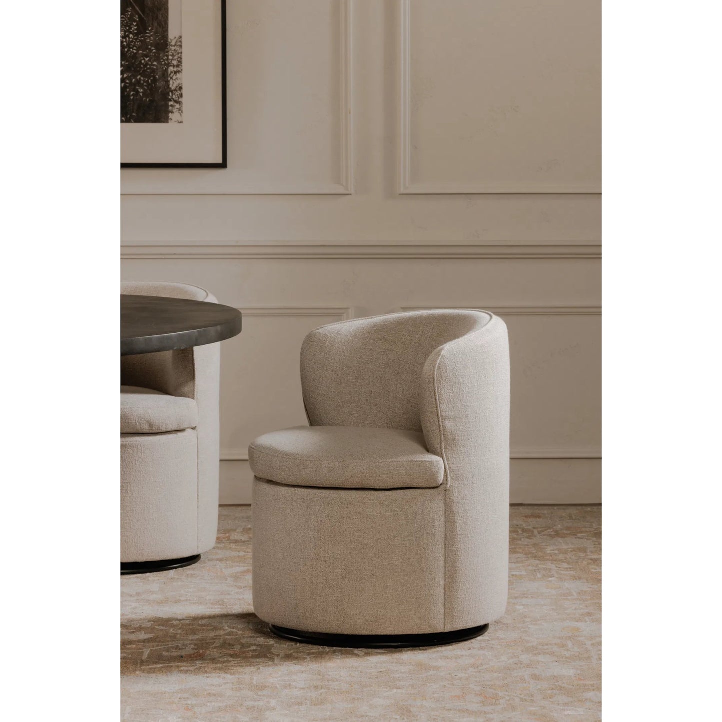 028 SI-2441347 | Lifestyle | Dane Swivel Dining Chair by Moe's Home Collection. Made from unique in a eclectic & global style.