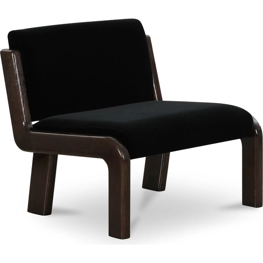 Edie Accent Chair by Moe's Home Collection. Made from 100% polyester, solid ash leg, high density foam seat, plywood frame in a unique style.