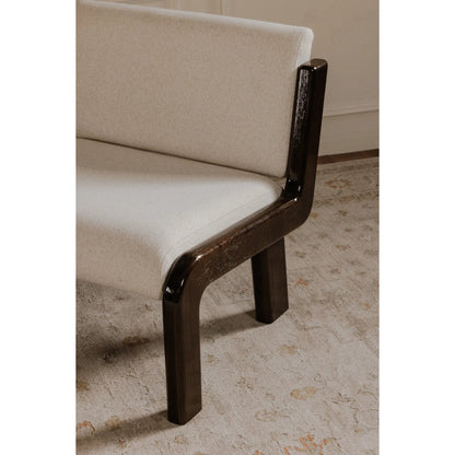 Edie Accent Chair by Moe's Home Collection. Made from 100% polyester, solid ash leg, high density foam seat, plywood frame in a traditional style.