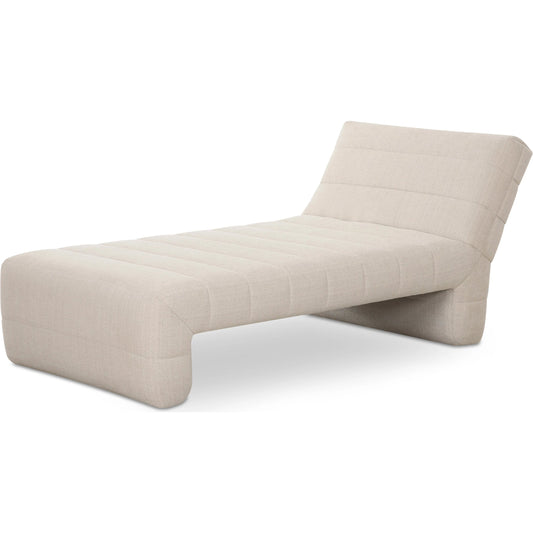 Verity Chaise by Moe's Home Collection. Made from 100% polyester, high density foam seat, plywood frame in a unique style.