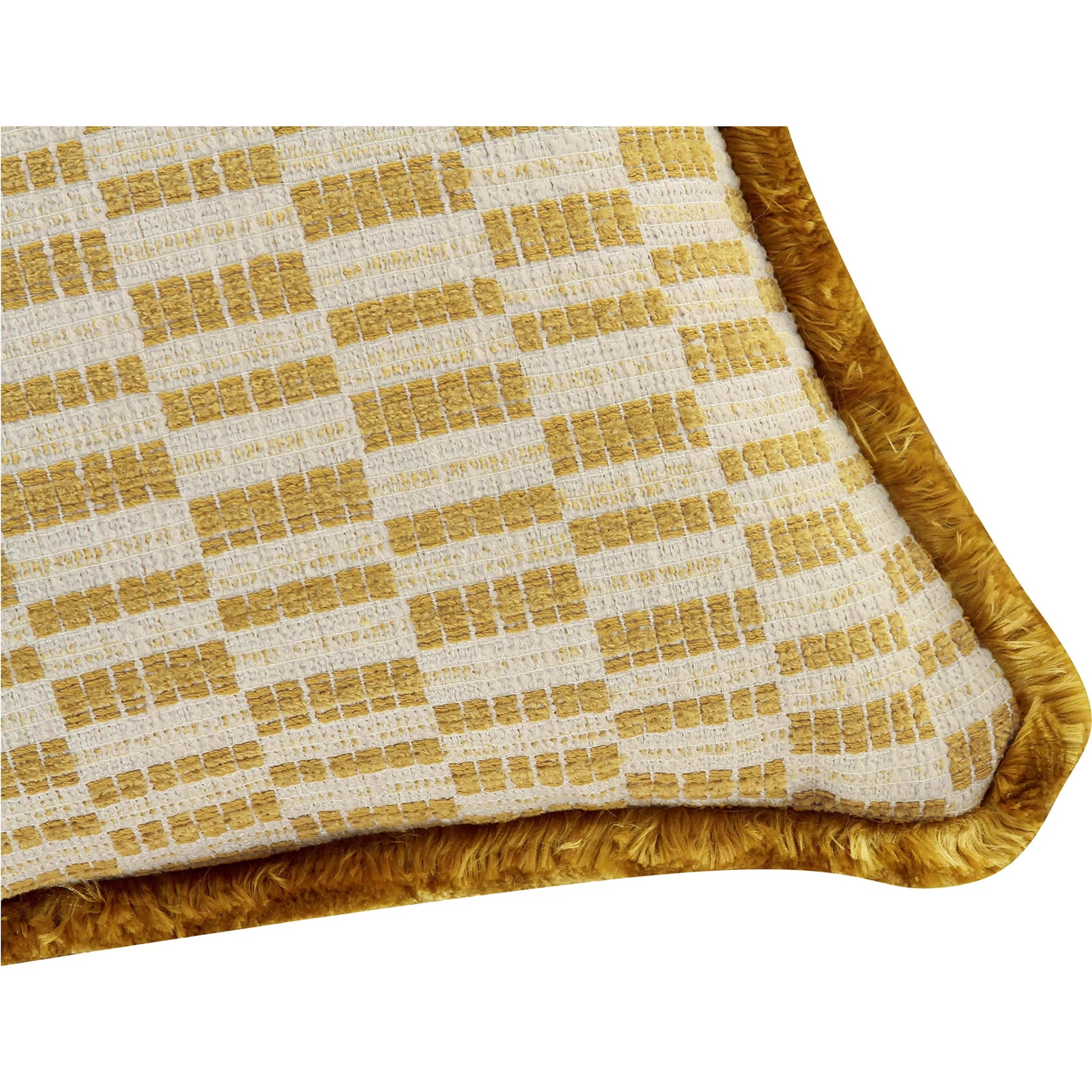 Leone Cushion by Moe's Home Collection. Made from 100% polyester, cushion 60% feather, 40% fibre in a traditional style.