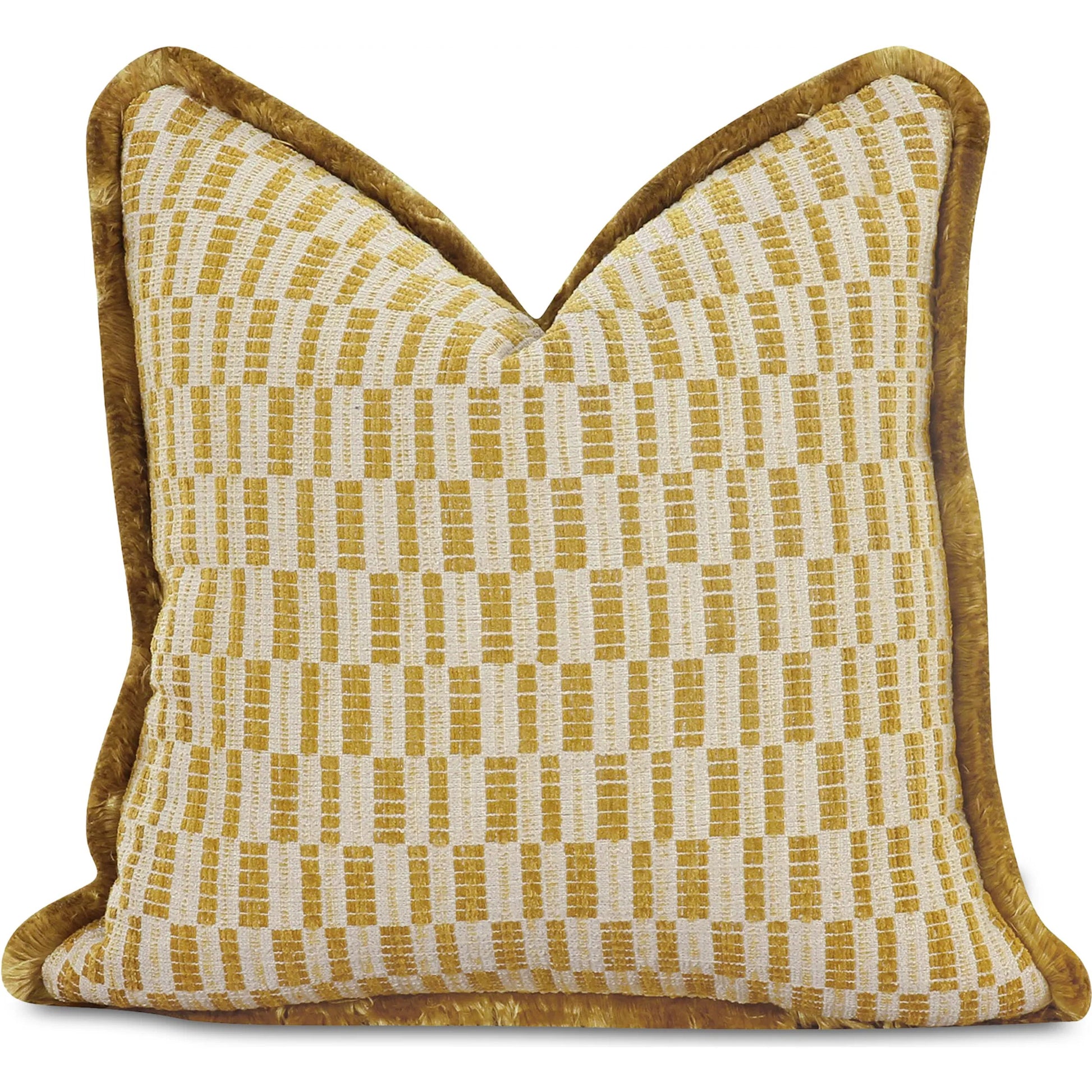 Leone Cushion by Moe's Home Collection. Made from 100% polyester, cushion 60% feather, 40% fibre in a traditional style.