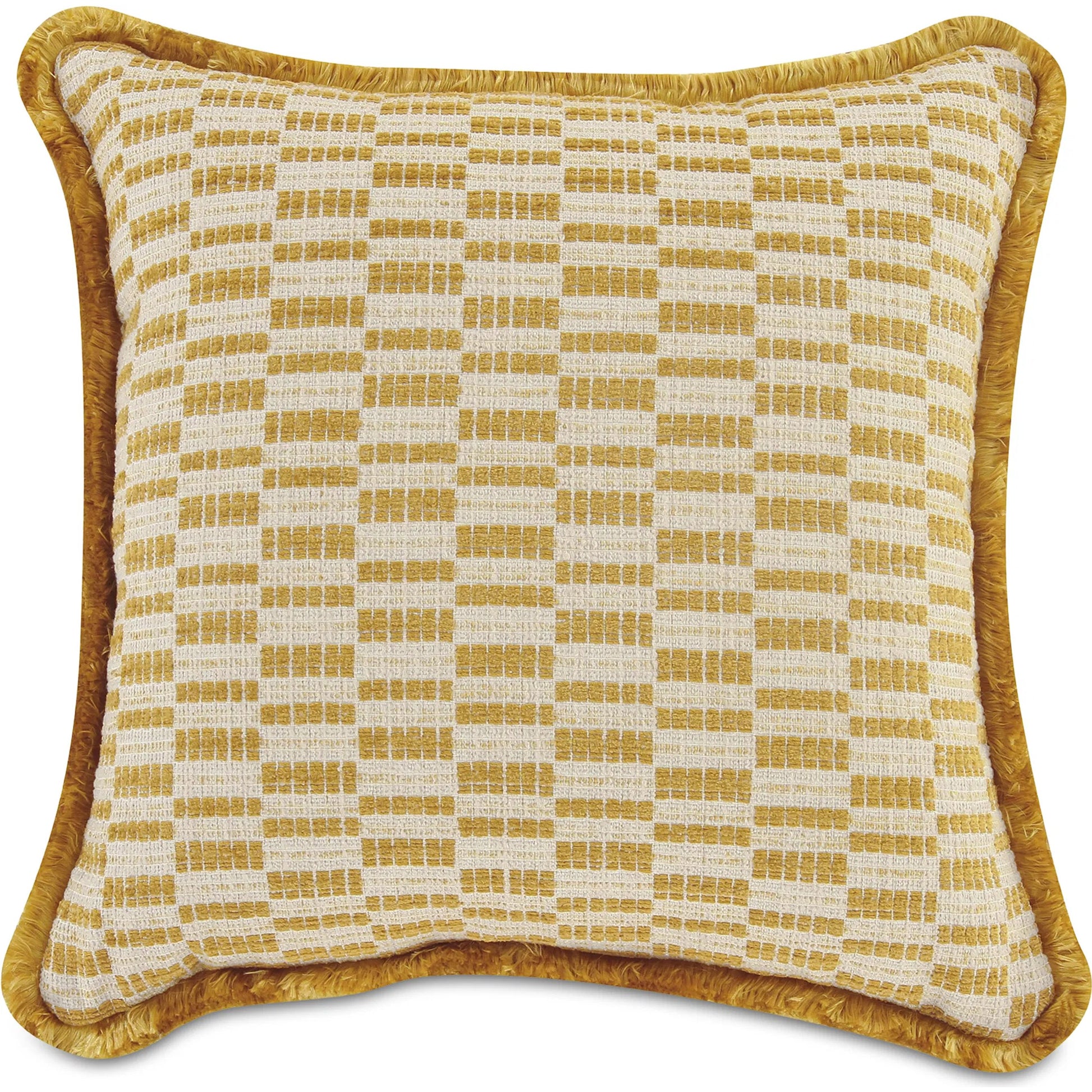 Leone Cushion by Moe's Home Collection. Made from 100% polyester, cushion 60% feather, 40% fibre in a traditional style.