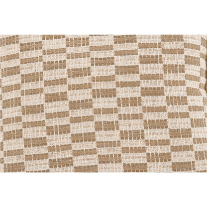 Leone Cushion by Moe's Home Collection. Made from 100% polyester, cushion 60% feather, 40% fibre in a traditional style.