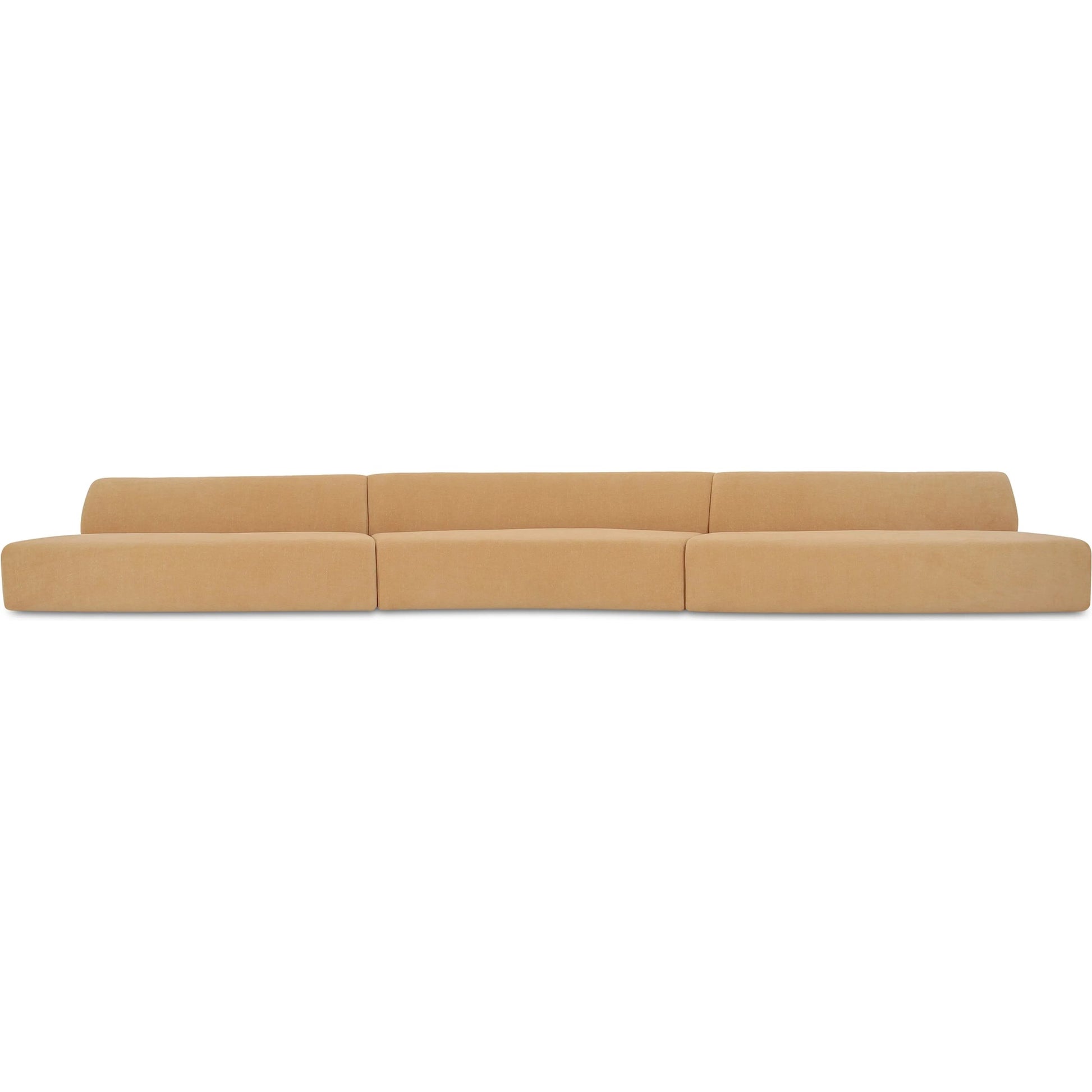 Naomi 3 Piece Wave Modular Sectional by Moe's Home Collection. Made from 100% polyester in a transitional style.